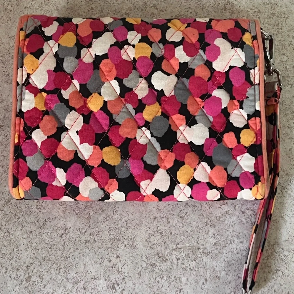 Vera Bradley polka dot small wallet